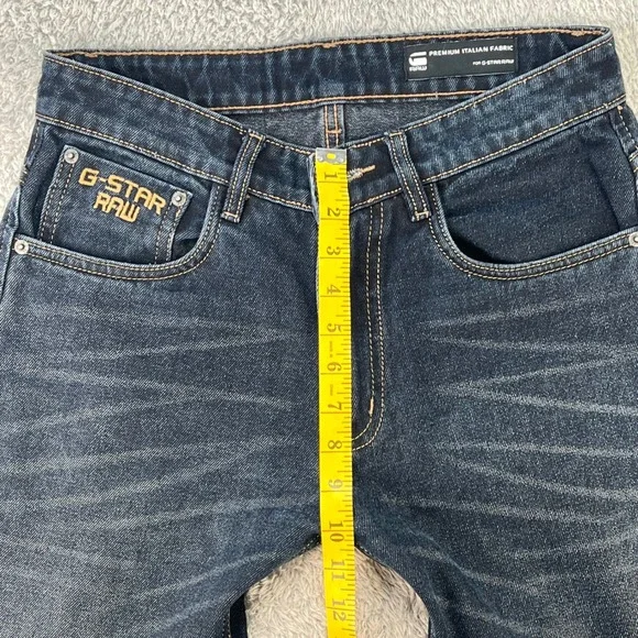 G Star Raw Jeans Men's 30 Dark Wash Straight Leg Premium Italian Denim Originals - Picture 5 of 11